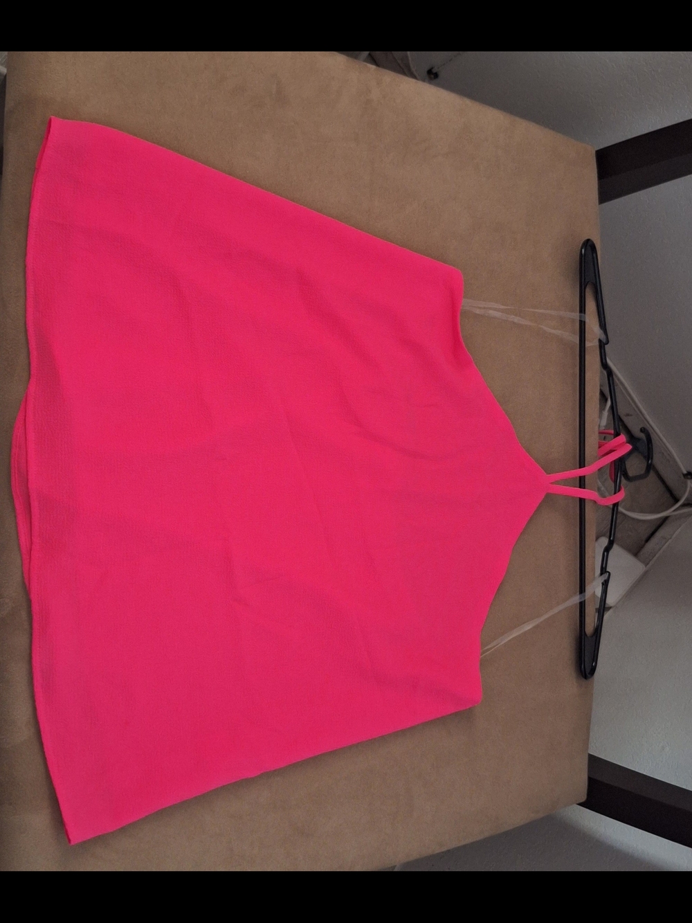 Tyche Neon Pink Halter Camisole